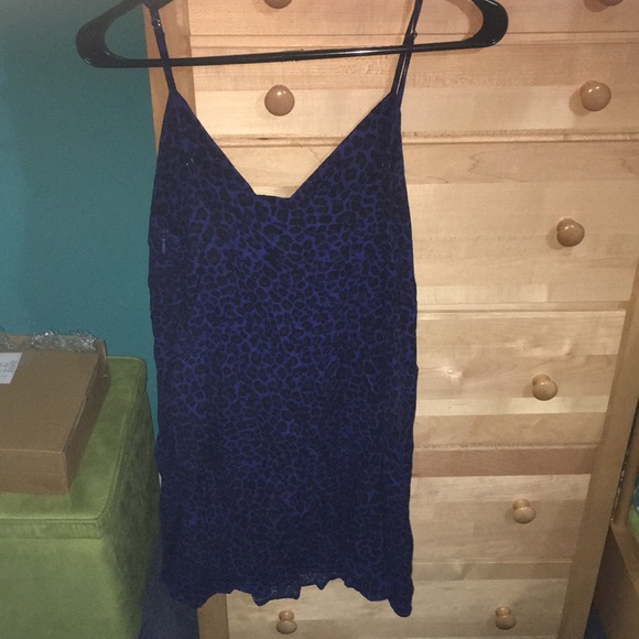 Blue cheetah print dress - Picture 2 of 3